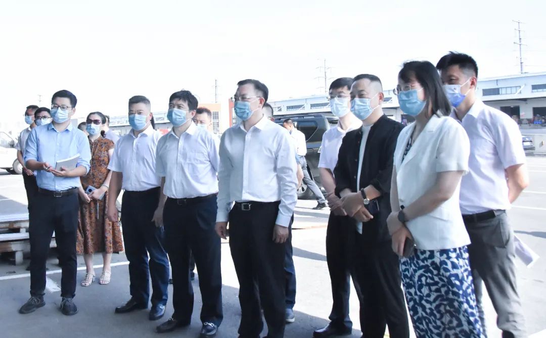 湖南省商务厅党组书记、厅长沈裕谋一行莅临bifa必发集团调查调研(图1)